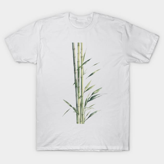 watercolor bamboo T-Shirt by Majkel&Majkel